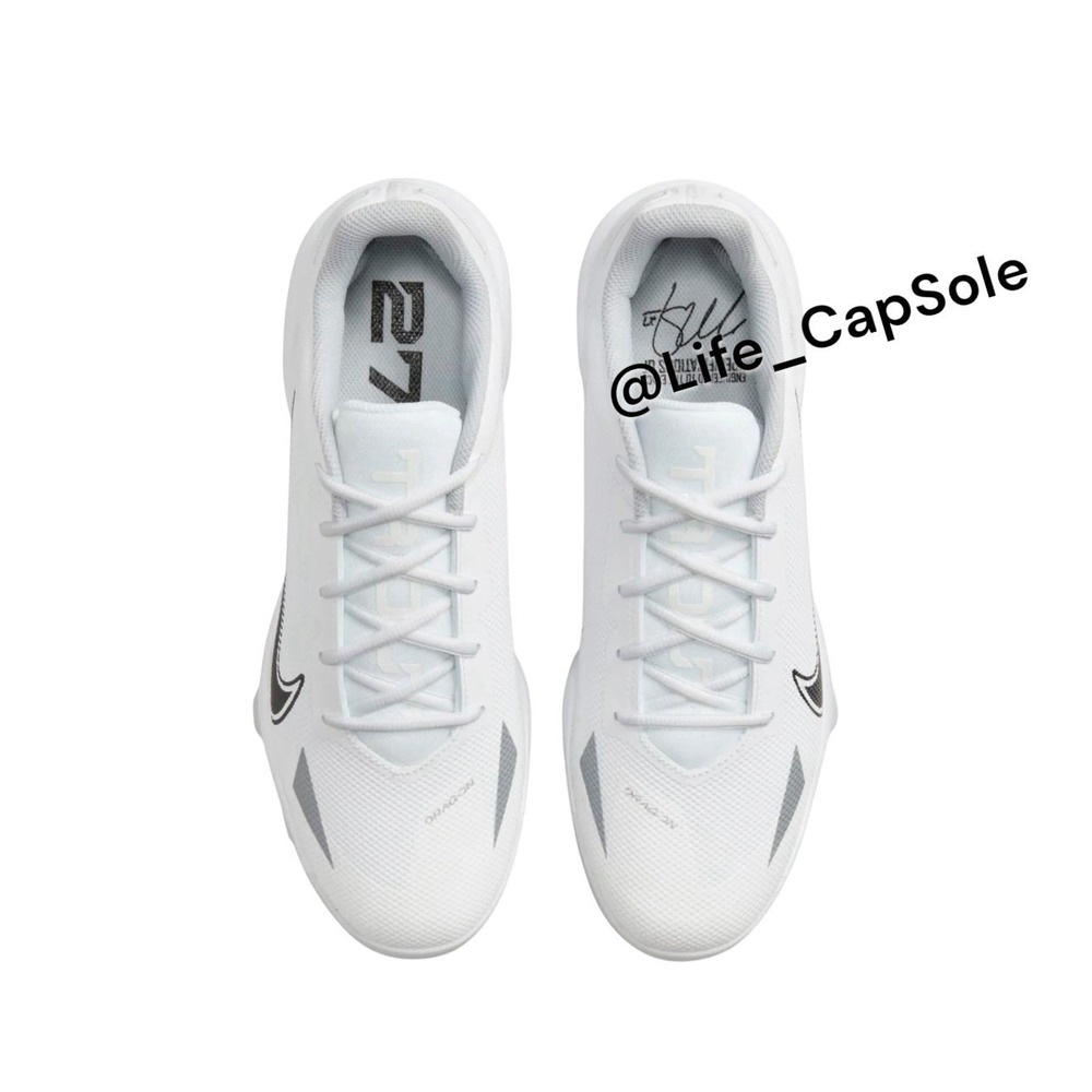 Size 10.5 Nike Force Trout 8 Pro MCS Baseball Cleats White CZ5914-100 Men's New - Picture 2 of 7